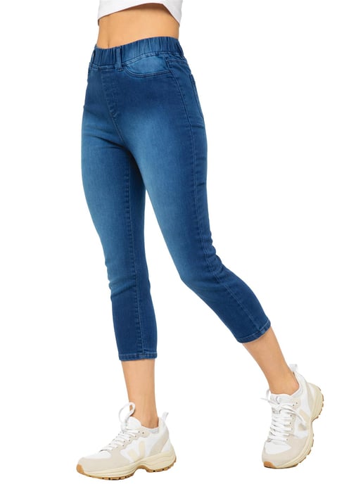 Enzo | Damen Cropped Jeans - Image 6