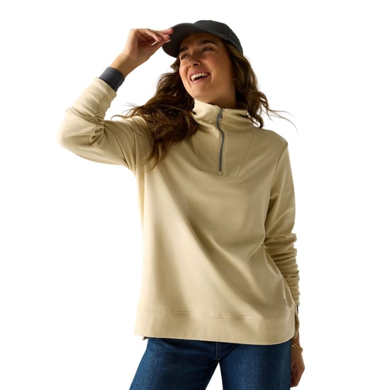 Regatta - "Demmi" Fleece-Oberteil für Damen, mit kurzem Reißverschluss (Helles Vanillegelb) - Image 4