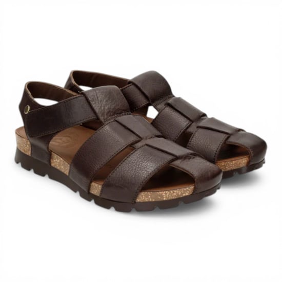 Panama Jack Herren wasserdichte Rinde braune Ledersandalen – Stanley C1 - Image 3