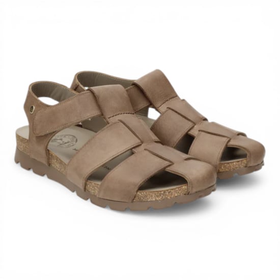 Panama Jack Herren wasserdichte taupe Ledersandalen – Stanley C8 - Image 3
