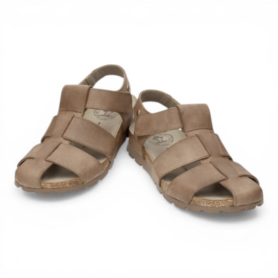Panama Jack Herren wasserdichte taupe Ledersandalen – Stanley C8 - Image 5