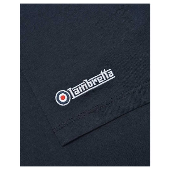 Lambretta - "Northern Soul" T-Shirt für Herren (Marine/Gold) - Image 3