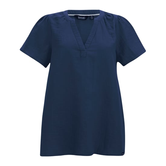 Regatta - "Selen" Hemd für Damen, kurzärmlig (Dunkles Marineblau) - Image 1