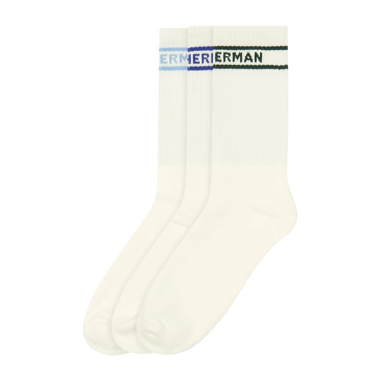 Ben Sherman - Socken für Herren/Damen Unisex, gerippt (3er-Pack) (Weiß) - Image 1