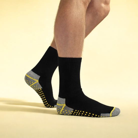 3 Paar Herren Ant rutsch Arbeitssocken | Atemberaubende strapazierfähige Stiefelsocken mit Griffen - Image 5