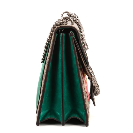 Dionysus Modern Sequin & Floral Embroidery Medium Schultertasche - Image 4