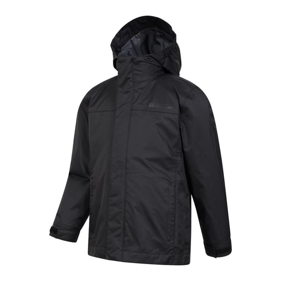 Mountain Warehouse - "Torrent" Jacke, wasserfest versiegelte Nähte für Kinder (Pechschwarz) - Image 3