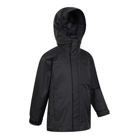 Mountain Warehouse - "Torrent" Jacke, wasserfest versiegelte Nähte für Kinder (Pechschwarz) - Image 4