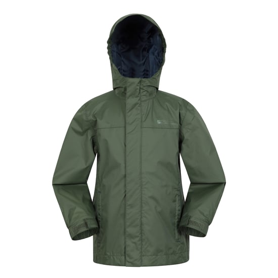 Mountain Warehouse - "Torrent" Jacke, wasserfest versiegelte Nähte für Kinder (Grün) - Image 1