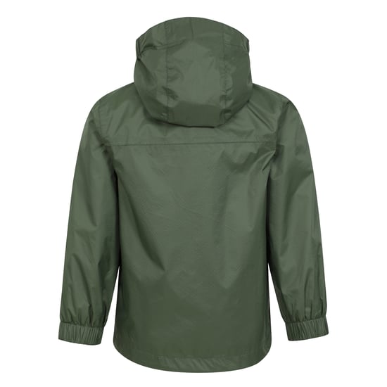Mountain Warehouse - "Torrent" Jacke, wasserfest versiegelte Nähte für Kinder (Grün) - Image 2