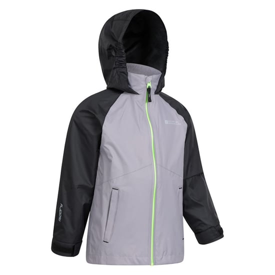 Mountain Warehouse Childrens/Kids Torrent II Wasserdichte Jacke (Hellgrau) - Image 4