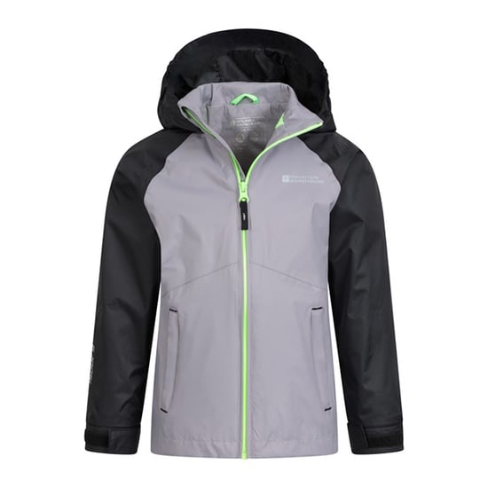 Mountain Warehouse Childrens/Kids Torrent II Wasserdichte Jacke (Hellgrau) - Image 5