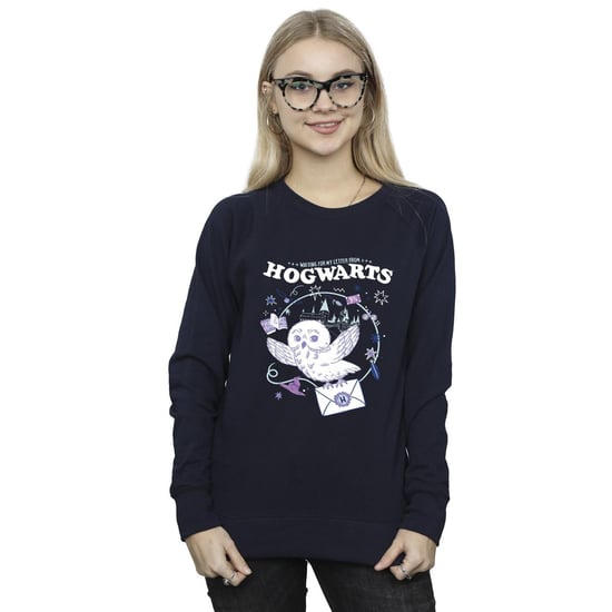 Harry Potter - "Letter From Hogwarts" Sweatshirt für Damen (Marineblau) - Image 2