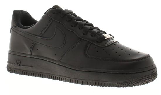 Nike Damen Sneakers Air Force 1 07 Schnürschuh schwarz - Image 1
