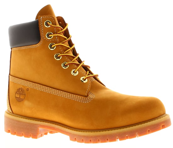 Timberland Herren Smart Boots Premium 6 Zoll wasserdichtes Leder Schnürschuhe tan - Image 1