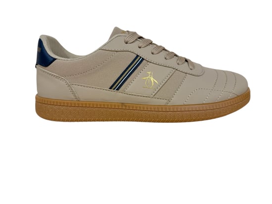 Penguin Striker Herren Beigefarbene/Navy Sneaker - Image 1