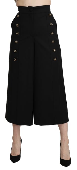 Dolce Gabbana Culottes Hoch Taille Weit Bein - Image 1