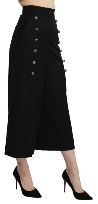 Dolce Gabbana Culottes Hoch Taille Weit Bein - Image 2