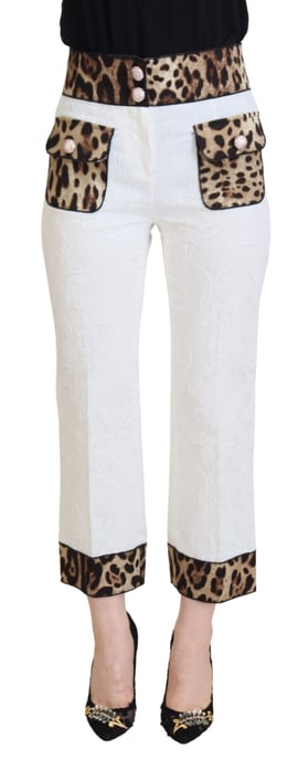 Hosen mit Leopardenmuster-Detail - Image 1