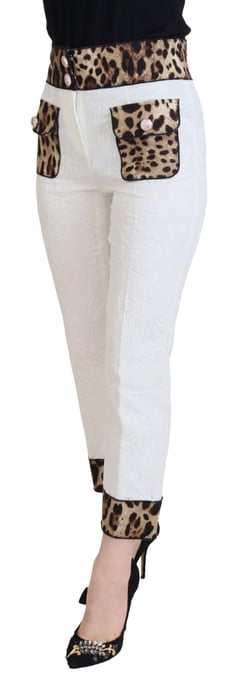 Hosen mit Leopardenmuster-Detail - Image 2