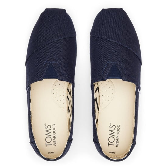 TOMS Alpargata Classic Baumwoll Herren Sneakers In Marineblau - Image 5