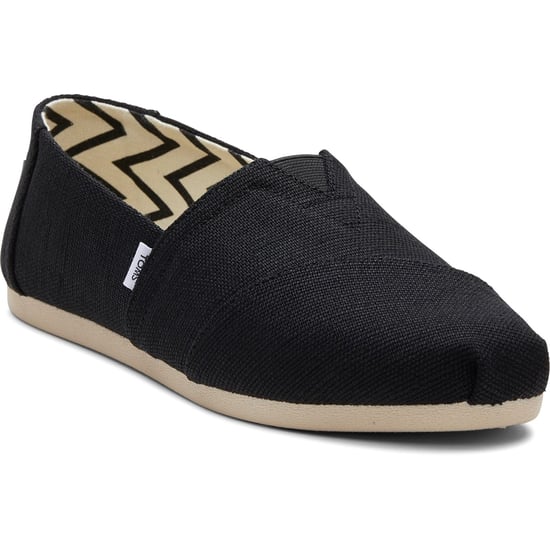 TOMS Alpargata Classic Baumwolle Damen Schwarze Espadrilles - Image 1