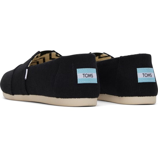 TOMS Alpargata Classic Baumwolle Damen Schwarze Espadrilles - Image 2