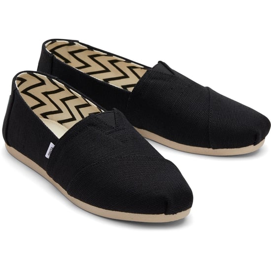 TOMS Alpargata Classic Baumwolle Damen Schwarze Espadrilles - Image 3