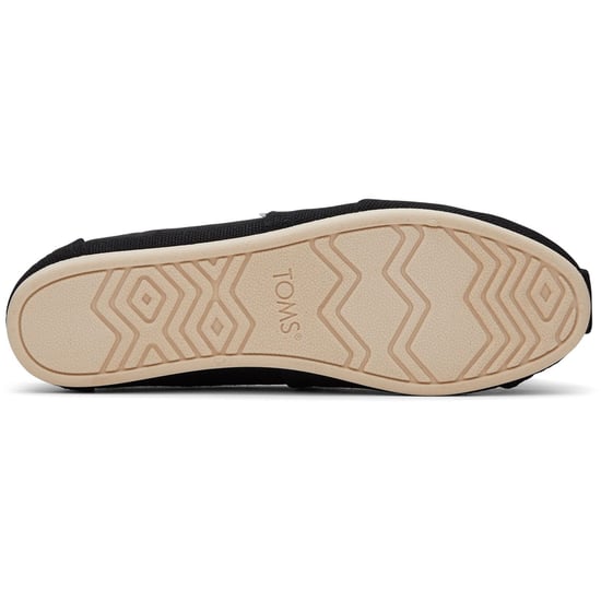 TOMS Alpargata Classic Baumwolle Damen Schwarze Espadrilles - Image 4