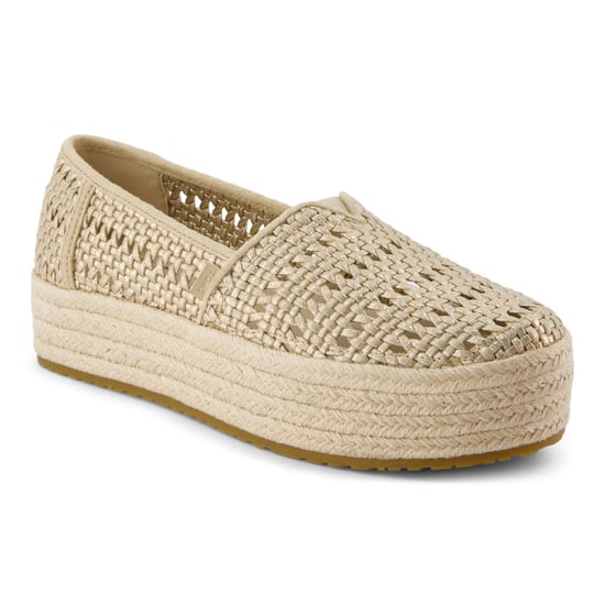 TOMS Valencia Textil Damen Champagner Espadrilles - Image 1