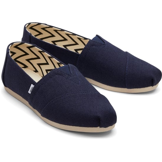 TOMS Alpargata Classic Baumwoll Damen Navy Espadrilles - Image 3