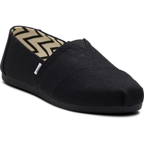 TOMS Alpargata Classic Baumwolle Damen Schwarze Espadrilles - Image 1