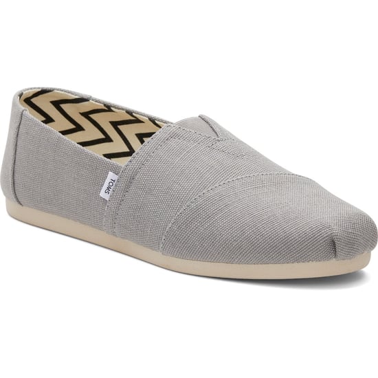 TOMS Alpargata Classic Baumwoll Herren Espadrilles In Drizzle Grey - Image 1