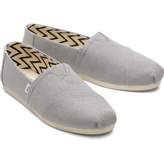 TOMS Alpargata Classic Baumwoll Herren Espadrilles In Drizzle Grey - Image 3