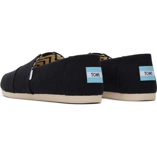 TOMS Alpargata Classic Baumwoll Herren Schwarze Espadrilles - Image 2