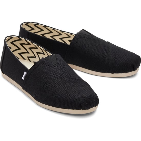 TOMS Alpargata Classic Baumwoll Herren Schwarze Espadrilles - Image 3