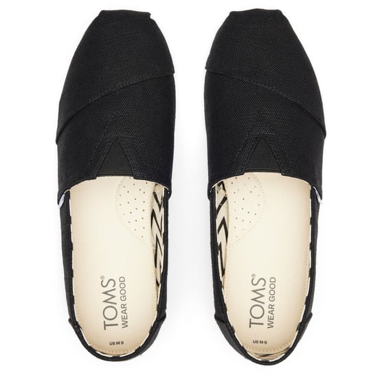 TOMS Alpargata Classic Baumwoll Herren Schwarze Espadrilles - Image 5