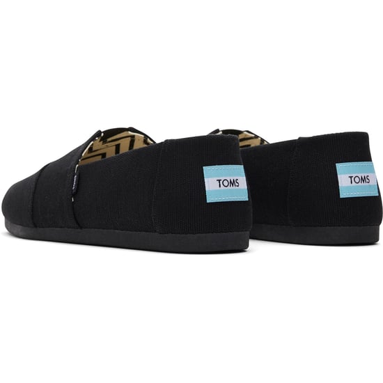 TOMS Alpargata Classic Baumwoll Herren Schwarze Espadrilles - Image 2