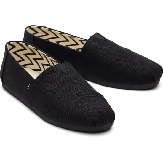 TOMS Alpargata Classic Baumwoll Herren Schwarze Espadrilles - Image 3