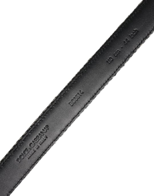 Tweed-Gürtel mit Metall-Schnalle - Image 4