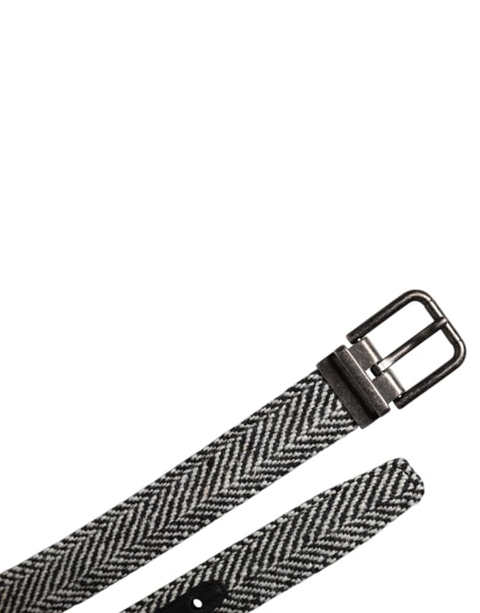 Tweed-Gürtel mit Metall-Schnalle - Image 5