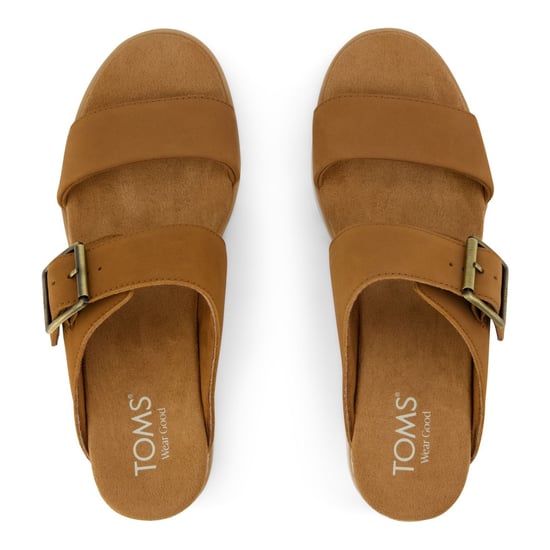 TOMS Diana Leder Damen Braun Zucker Sandalen - Image 5