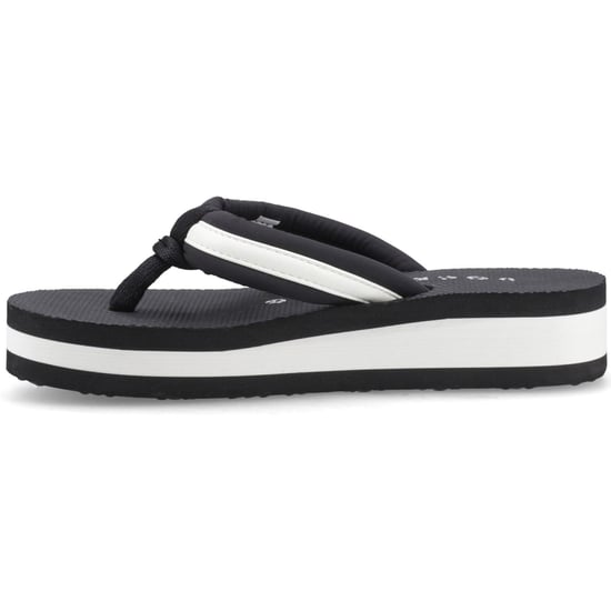 Rocket Dog Monica Nylon PU Textile Damen Schwarz/Creme Flip-Flops - Image 4