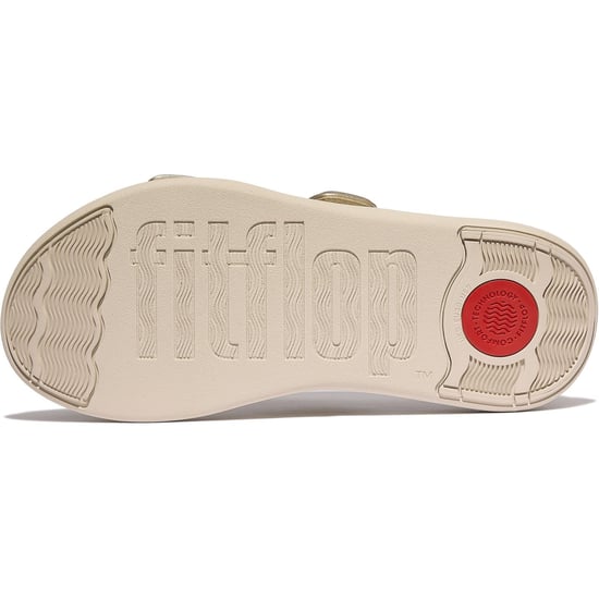 Fitflop F-Mode Go Polyurethan Damen Platino Sandalen - Image 2