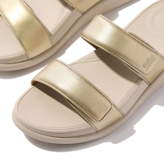 Fitflop F-Mode Go Polyurethan Damen Platino Sandalen - Image 5
