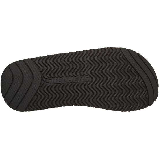Skechers Quill Textil Herren schwarze Flip-Flops - Image 2