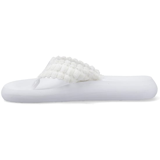 Rocket Dog Spotlight Atom Textile Damen Flip-Flops In Weiß - Image 4