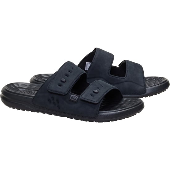HEYDUDE Wave 2 Strap Polyurethan Herren Schwarz/Schwarz Sandalen - Image 3