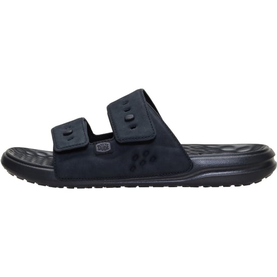 HEYDUDE Wave 2 Strap Polyurethan Herren Schwarz/Schwarz Sandalen - Image 6