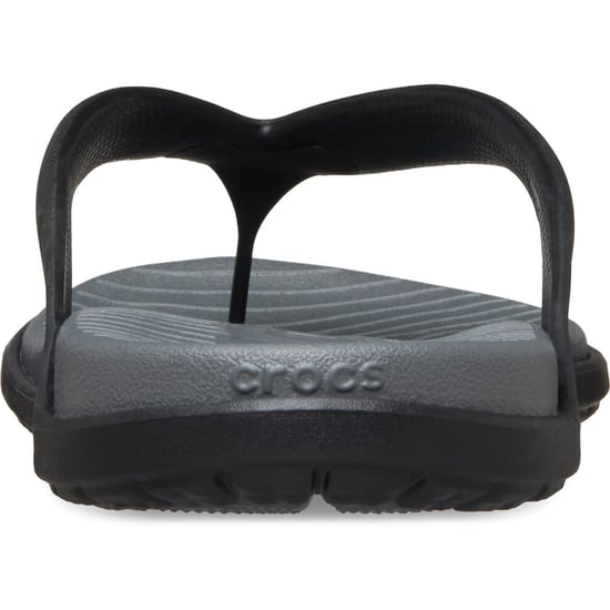 Crocs Coast Flip Polyurethan Herren Flip-Flops Schwarz/Schiefergrau - Image 2